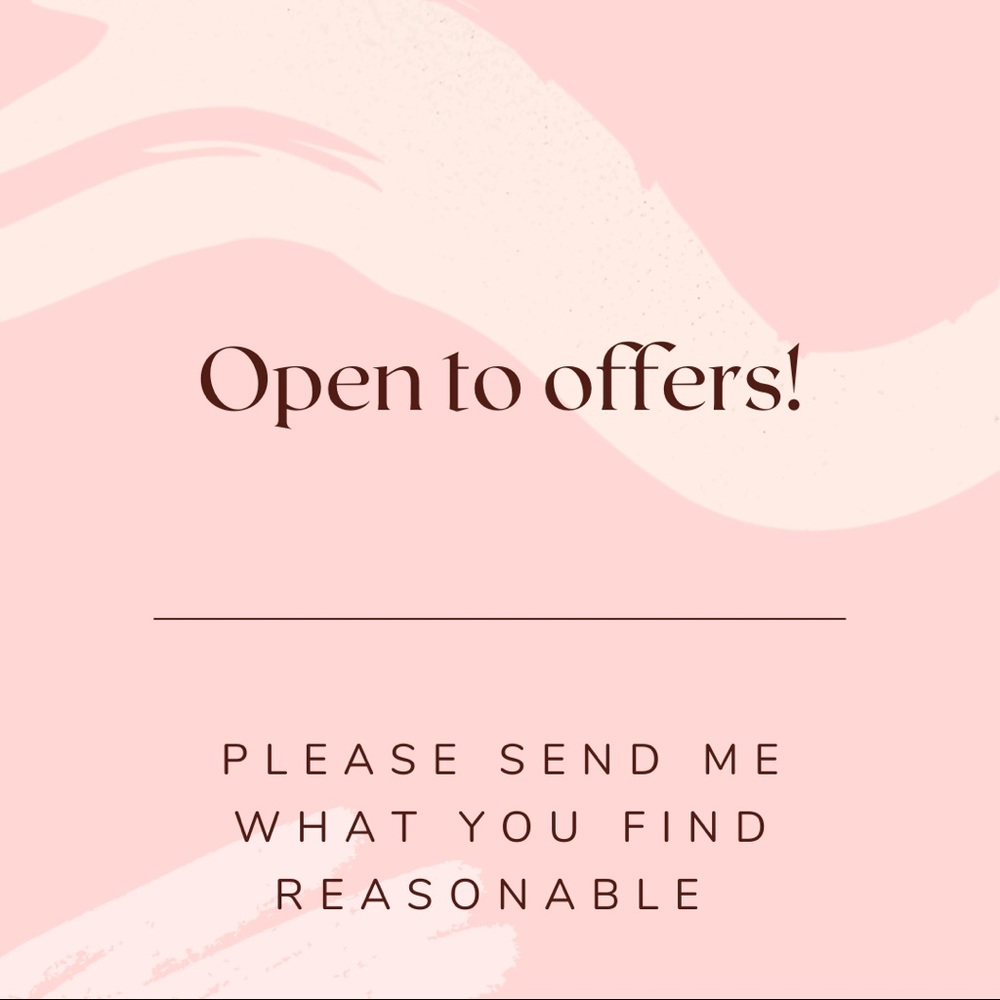 This shop is open to offers!